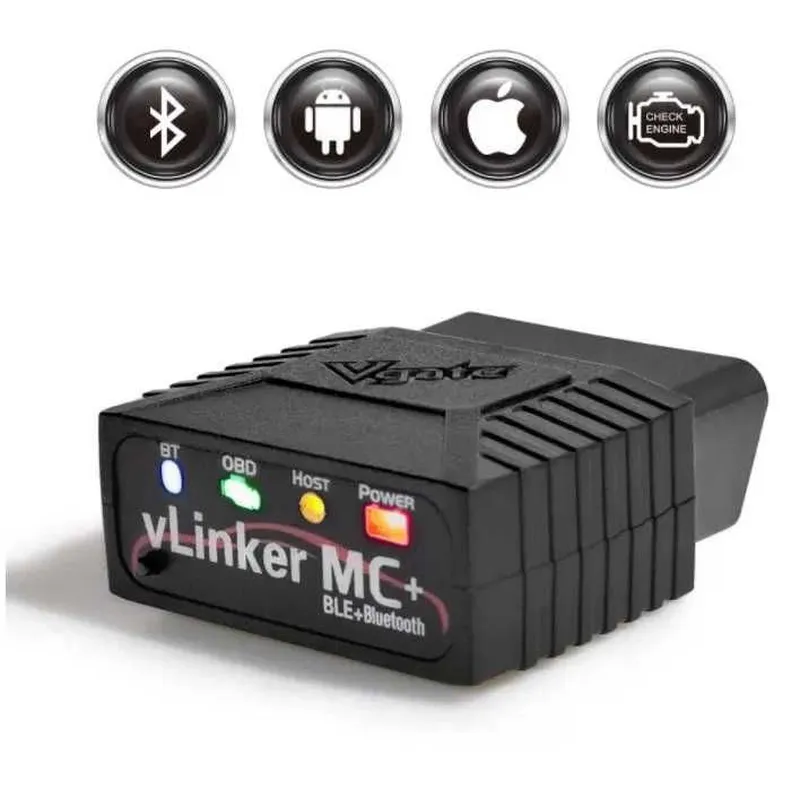 Сканер  диагностический OBD2 VGate vLinker MC3.0\MC+4.0\MC+WiFi.