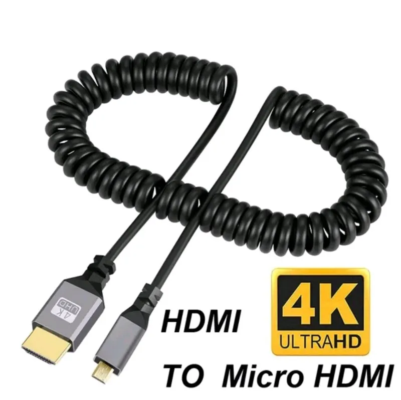 HDMI к Micro HDMI 2.0 - Кабель 2.4м, 4К 1080P, 
