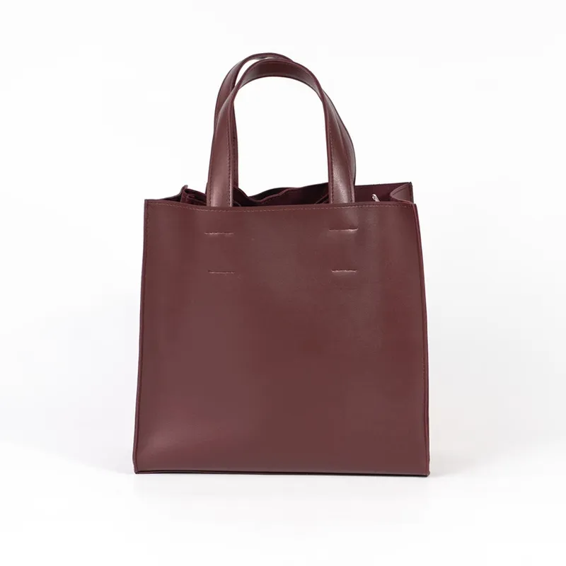 Женская сумка тоут бордовая сумка бордовый шопер шоппер сумка 2в1