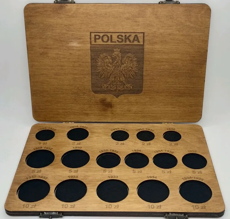 Бокс під срібні монети Польщі 1924-1939 років
