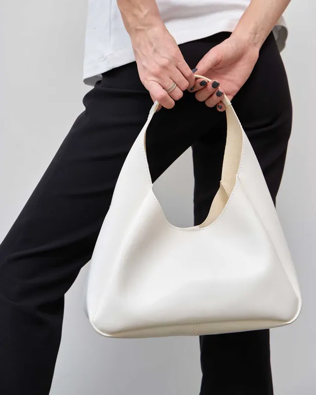 Женская сумка белая сумка как в Mango сумка тоут сумка хобо белая