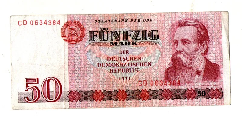 Германия ГДР 50 марок 1971 №576