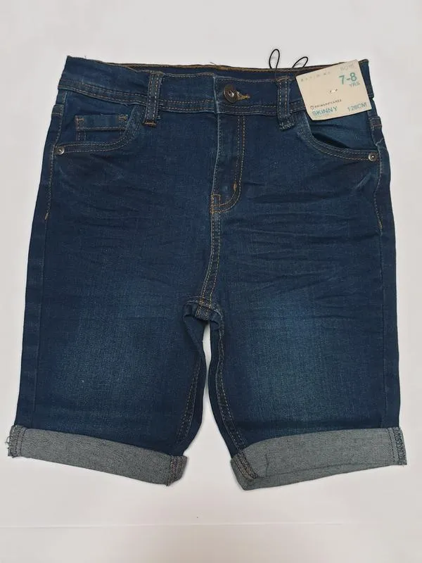 Синие джинсовые шорты skinny primark 11-12 лет