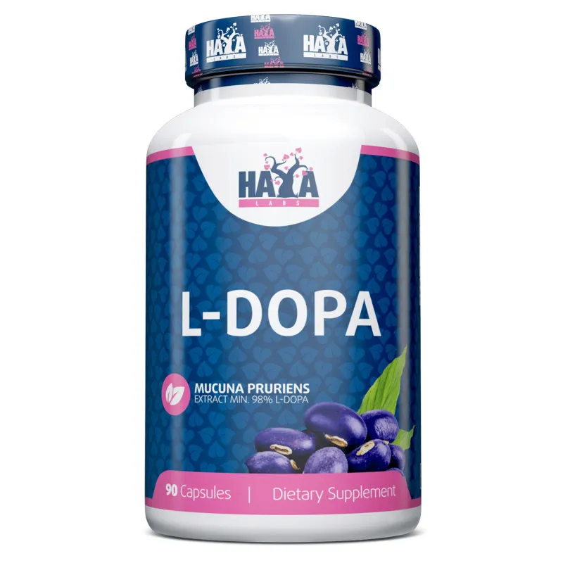 Натуральная добавка Haya Labs L-Dopa, 90 капсул