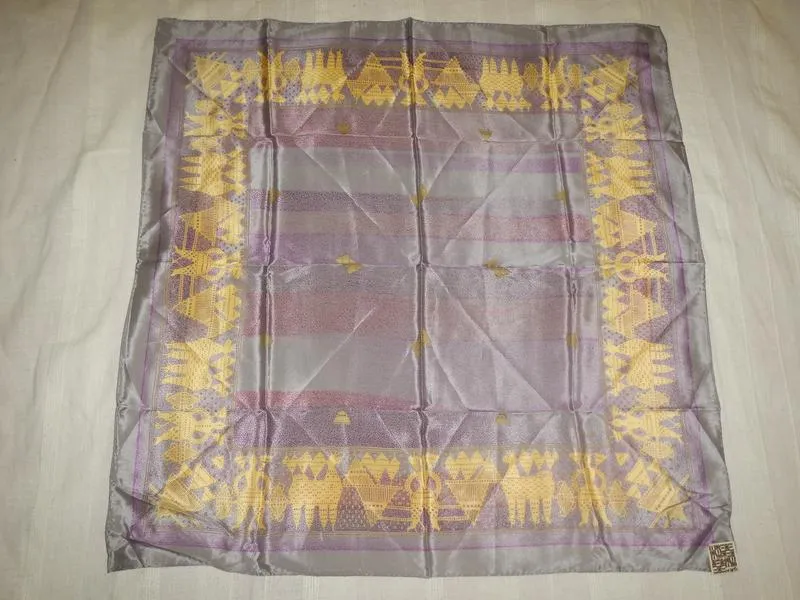 Шикарный шелковый платок echo япония
