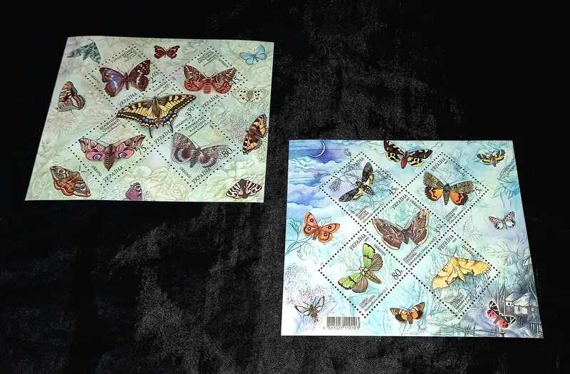 Метелики 2004 - 2005. Г. Кузнєцов. Колекція. 2 блоки