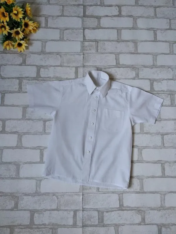 Рубашка шведка белая на мальчика st.bernard