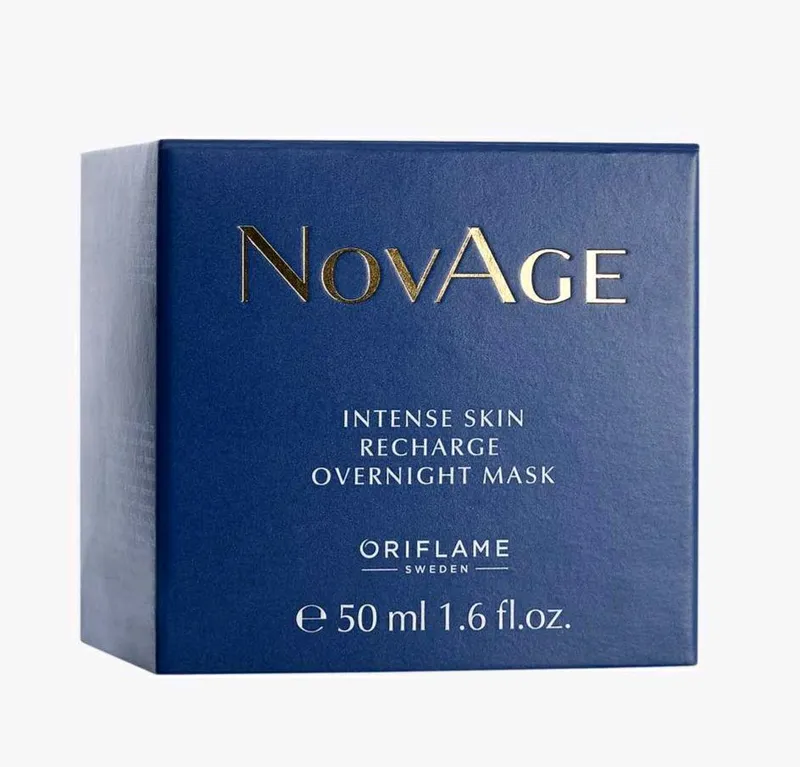 Нічна крем маска для інтенсивного відновлення шкіри NovAge
