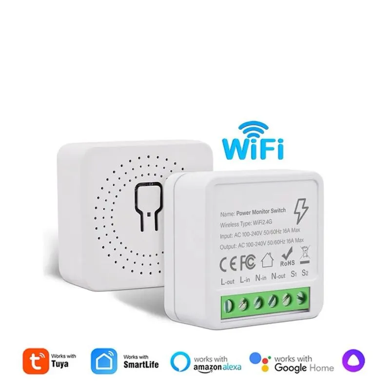 Беспроводное умное WiFi реле Smart Home 16A Smart Switch WiFi