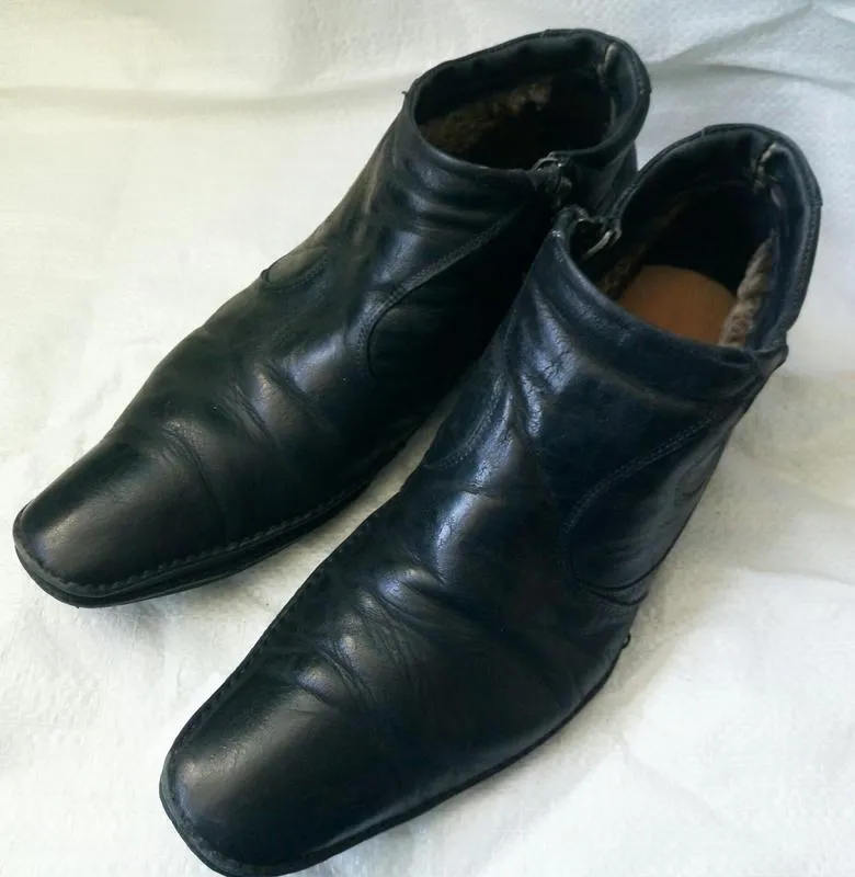 Кожаные ботинки мужские шкіряні чоловічі черевики боти