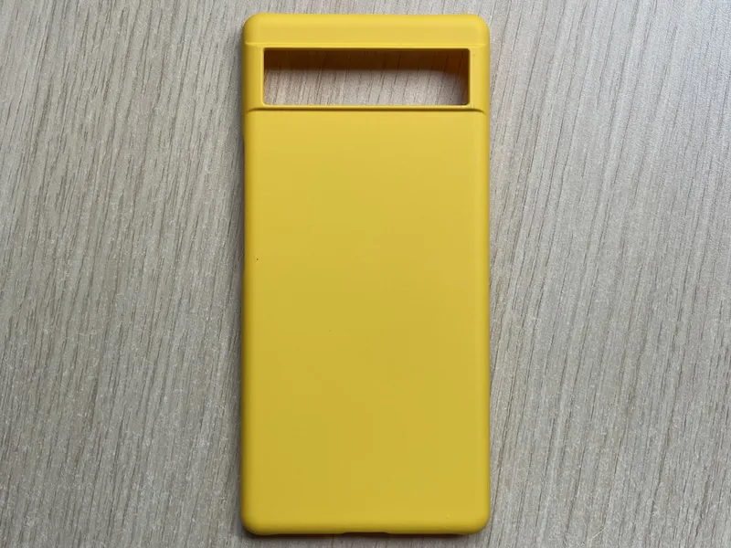 Чехол - бампер (чехол - накладка) для Google Pixel 6a желтый, ...