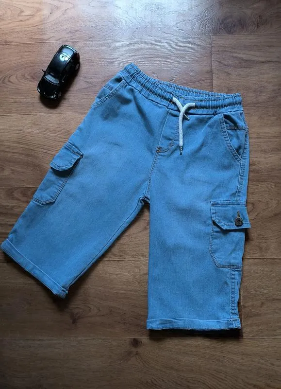 Детские джинсовые шорты стретч.