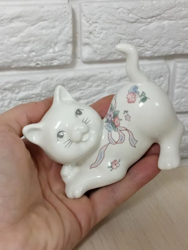 Статуэтка котик винтаж япония