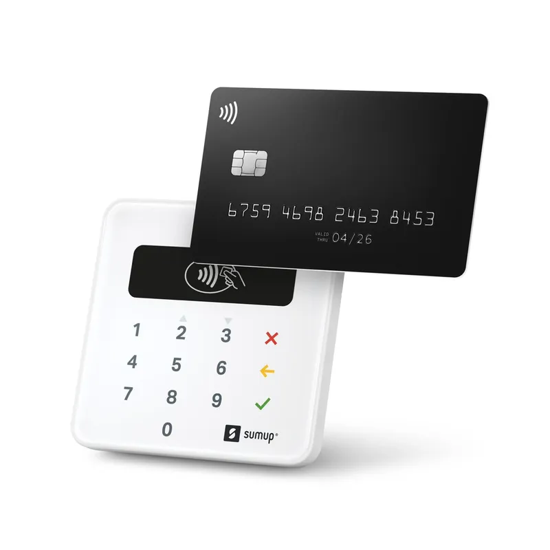 Терминал мобильных карт SumUp Air для бесконтактных платежей с...
