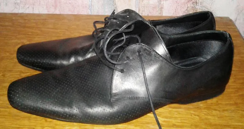 Кожаные туфли zara