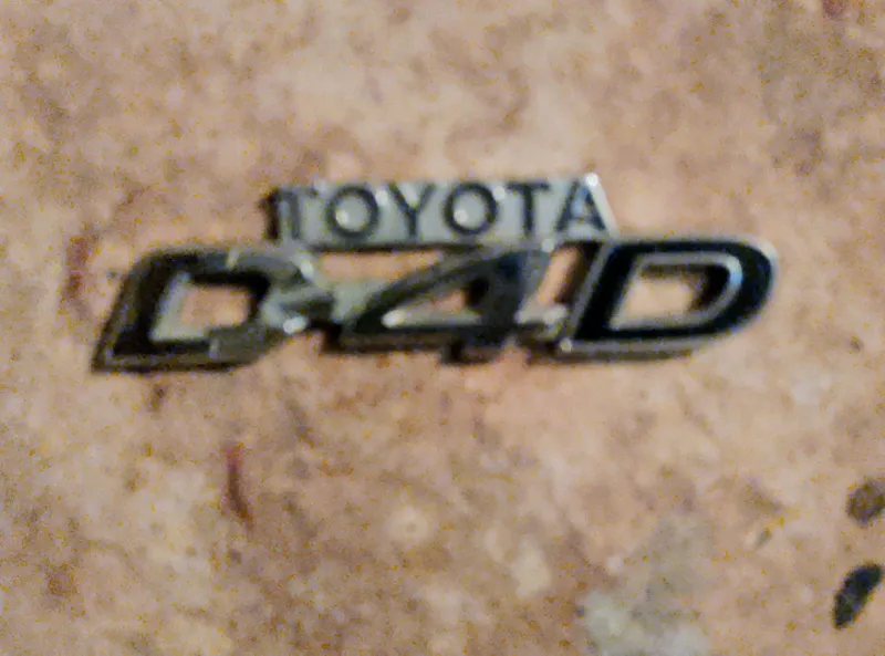 Эмблема значек Toyota D4D