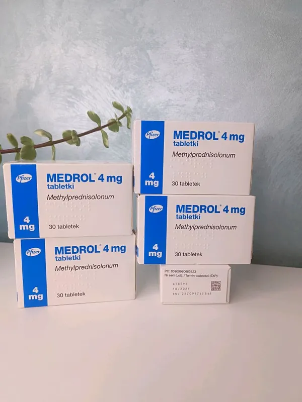 Медрол, метилпреднізолон, 4 мг