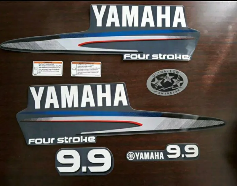 Продам набор наклеек на лодочный мотор Yamaha 9.9