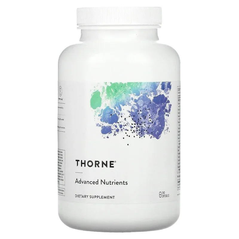 Витамины и минералы Thorne Advanced Nutrients, 240 капсул