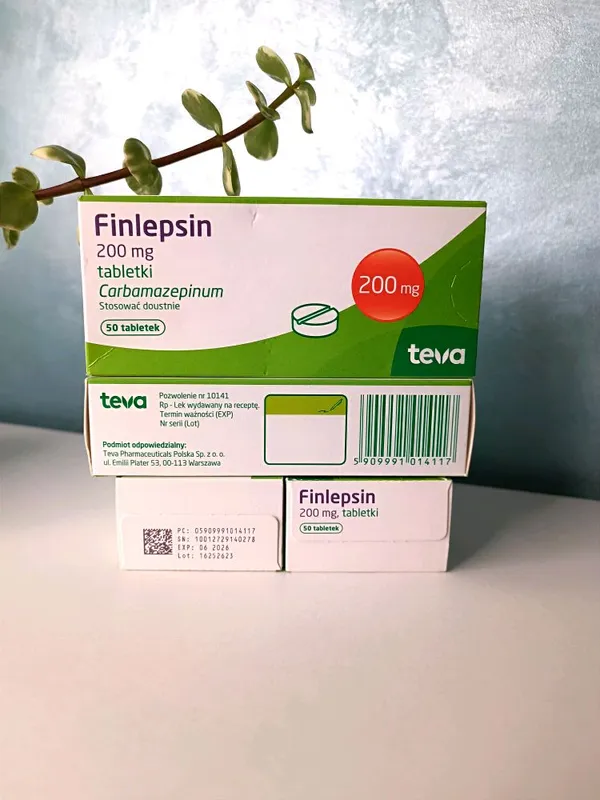 Фінлепсин, 200 мг, 50 таблеток
