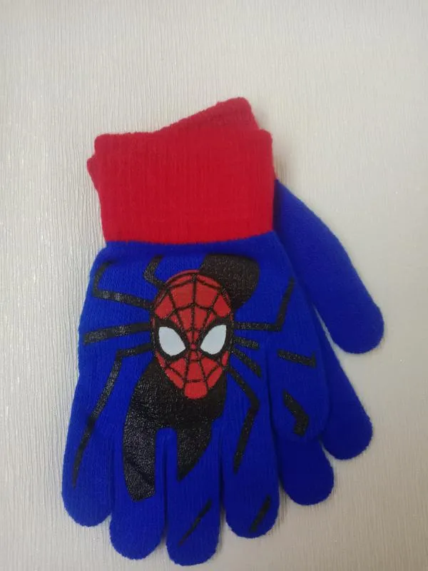Перчатки перчатки/ человек паук/ и другие супер герои для парн...