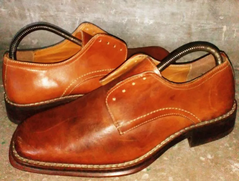 Фірмові чоловічі шкіряні туфлі класика модные мужские кожаные ...