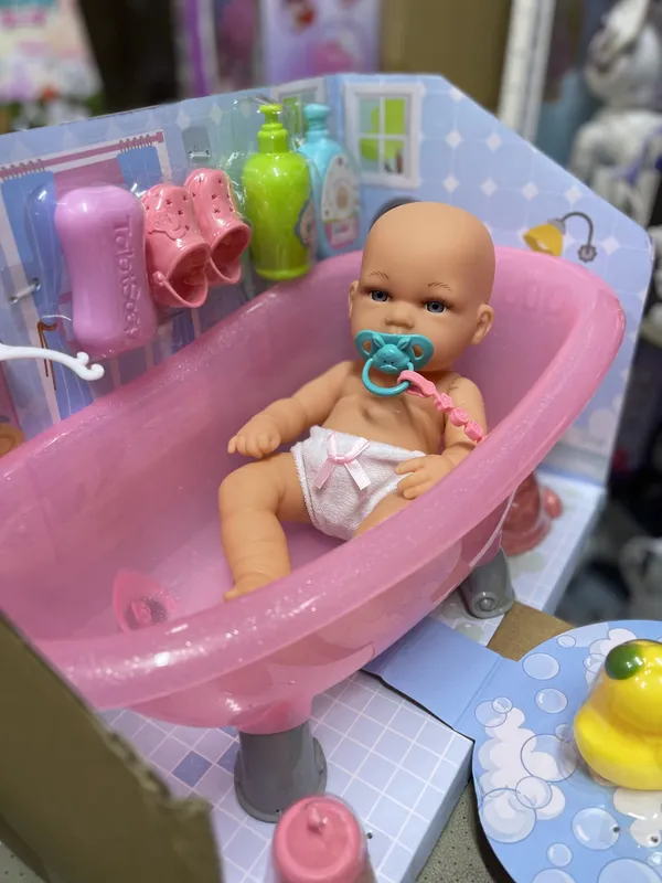Пупс с ванной и аксессуарами, кукла малыш, новорожденный