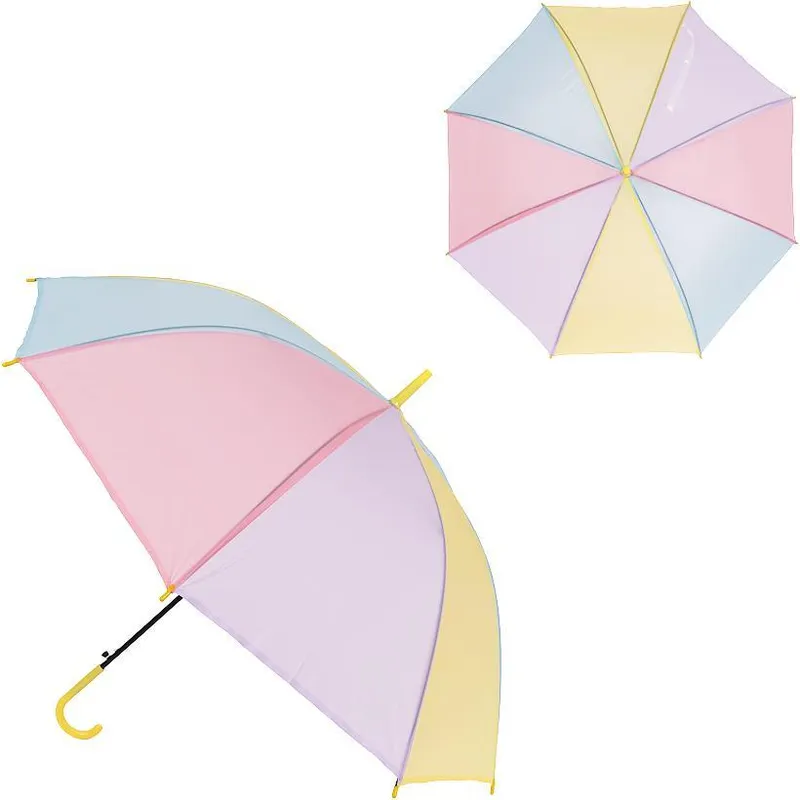 Зонтик-трость детский Радуга пастель