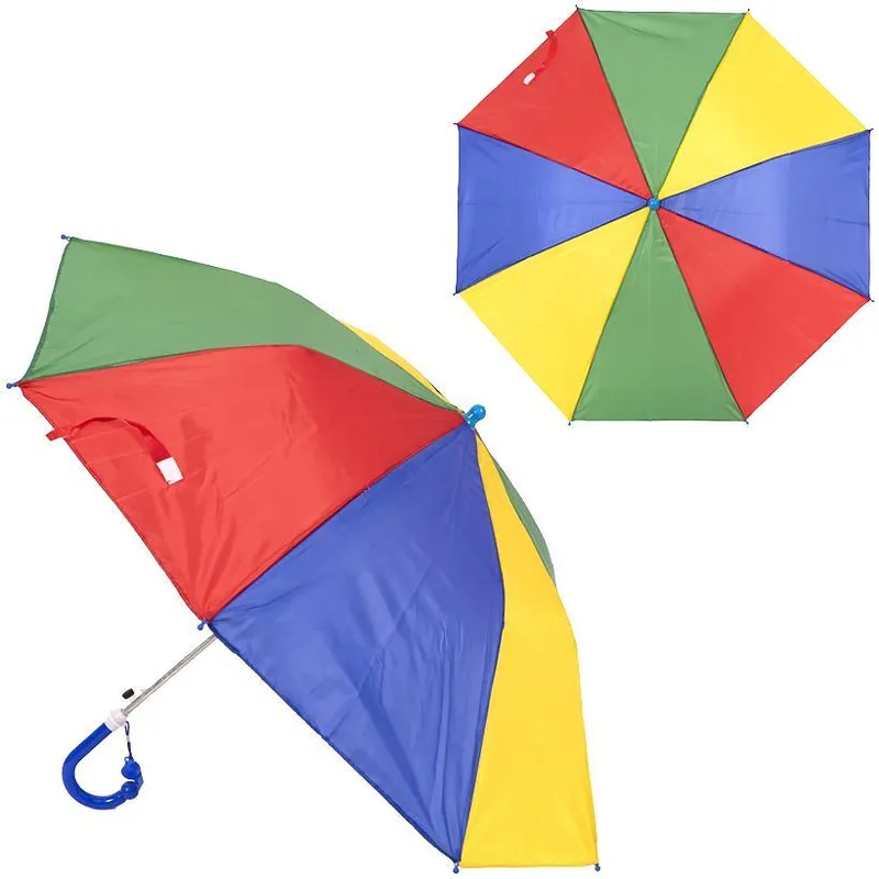 Зонтик-трость детский Радуга яркая