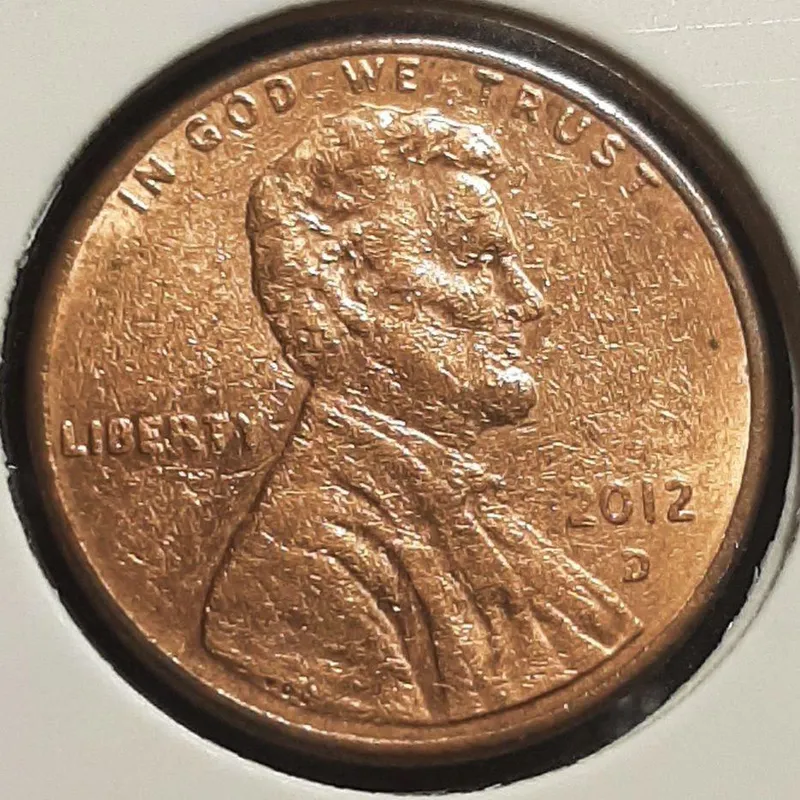 Монета США 1 цент, 2012 року, Мітка монетного двору: 
