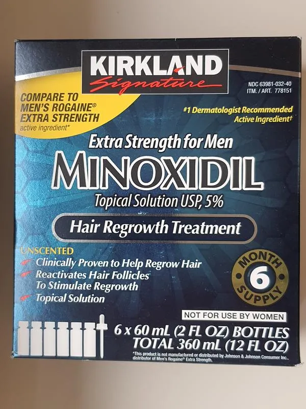 Kirkland minoxidil 5% киркланд миноксидил - упаковка (6 флакон...