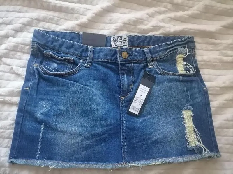 Новая юбка gina jeans 36 размер