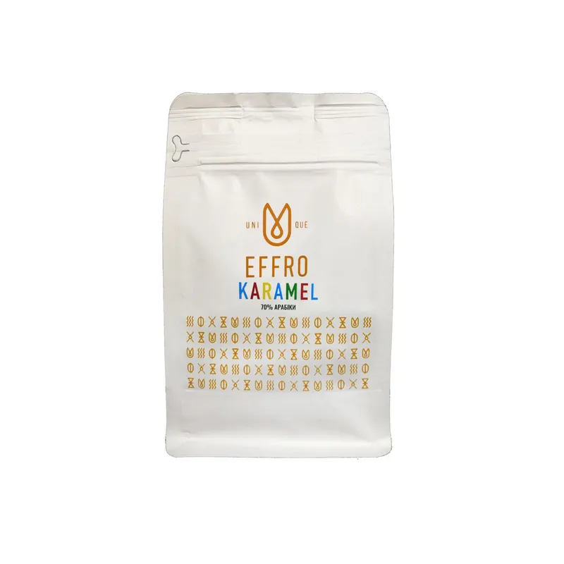 Кофе зерновой EFFRO Karamel 250 грамм