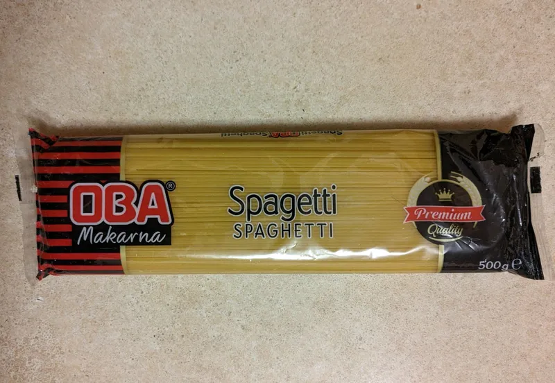Немецкие спагетти OBA Makarna Spagetti Premium quality, 500 грамм