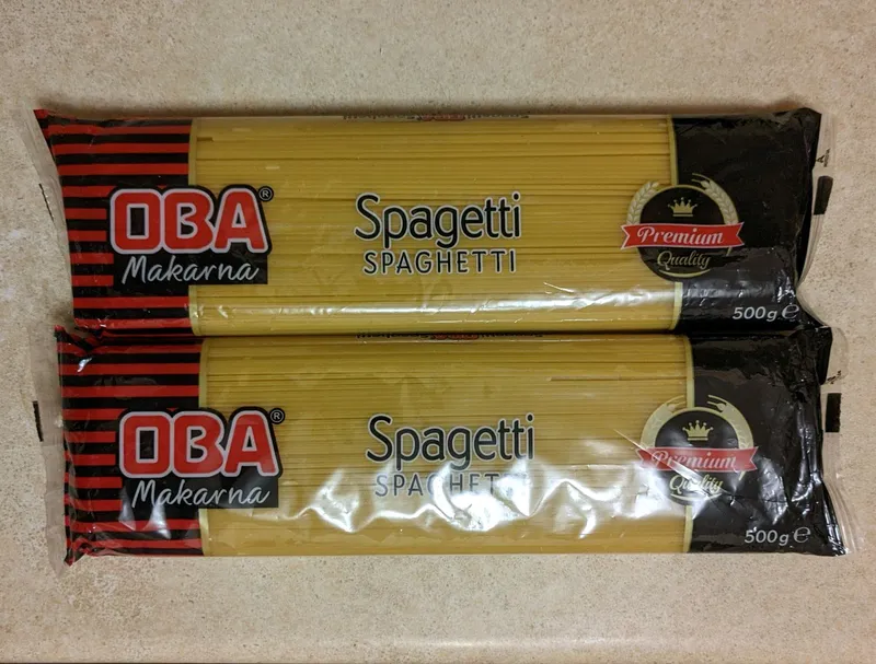 Немецкие спагетти OBA Makarna Spagetti Premium quality 2 упаковки