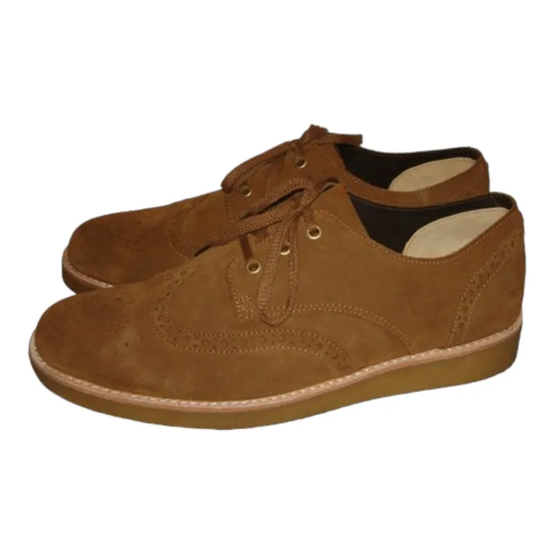 Туфли замшевые мужские коричневые Clarks 43,44р.