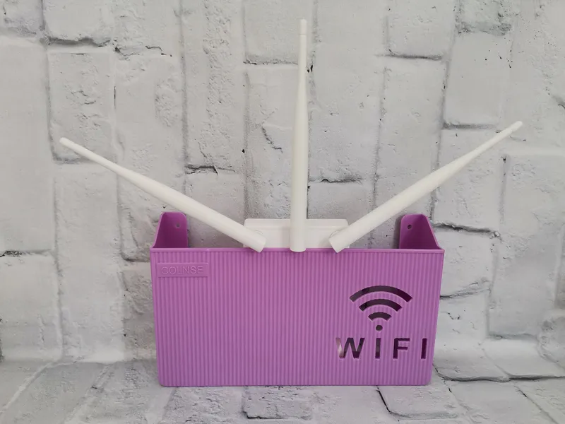 Органайзер-полка для WiFi роутера, фиолетовый