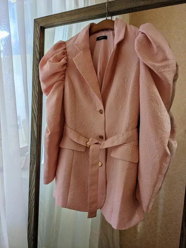 Полная распродажа ???? женский розовый оригинальный пиджак, жакет