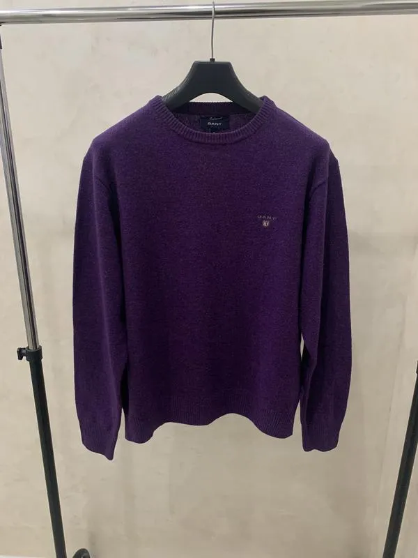 Джемпер шерстяной свитер gant фиолетовый свитшот оригинал