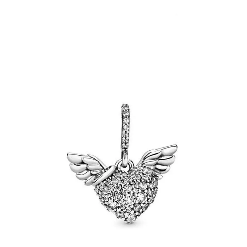 Серебряный шарм-подвеска «крылья ангела»