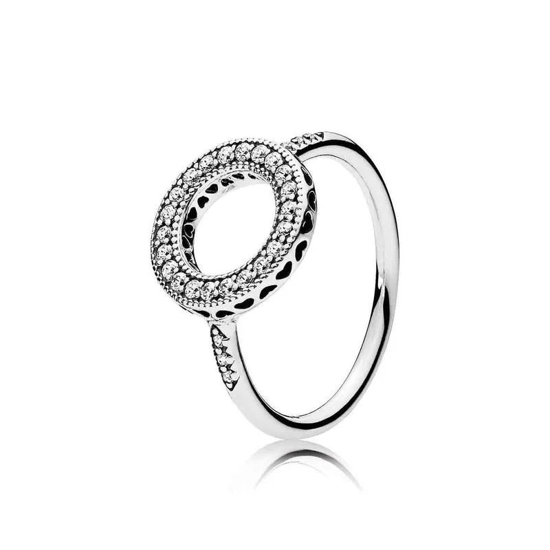 Серебряная кольца «сияющий круг»