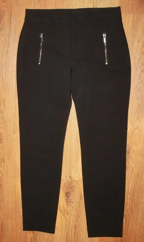 Плотные женские черные брюки mango suit xs