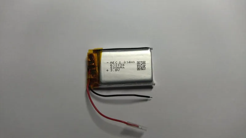 Аккумулятор с контроллером заряда Li-Pol PL612234 3,8V 530mAh ...