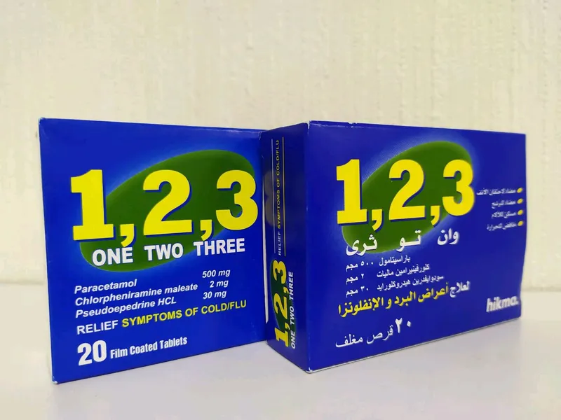 1,2,3 таблетки від застуди 123