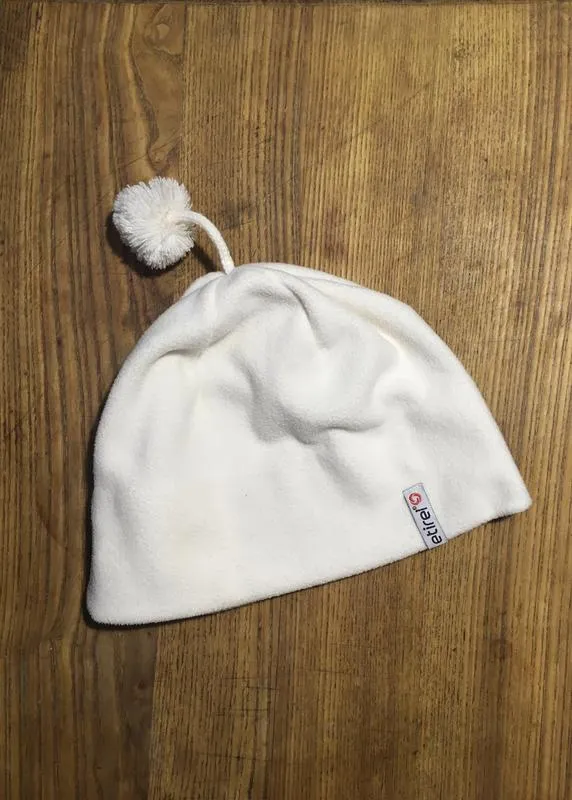 Etirel флисовая белая спортивная женская шапка
