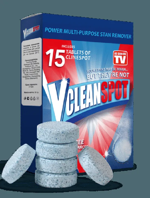 Чистящее средство Vclean Spot 15 таблеток. Универсальное чистя...
