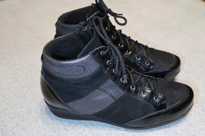 Зимние кожаные ботинки waldlaufer оригинал - 39,5 (6,5) размер