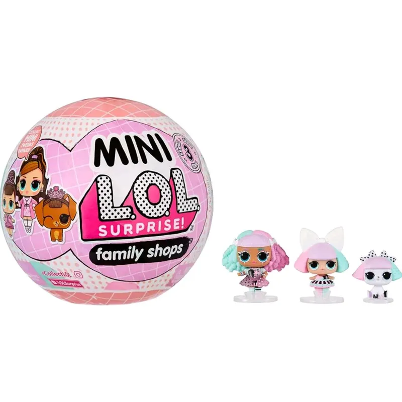 Mini LOL Surprise Family - з 3 ляльками, сюрпризами