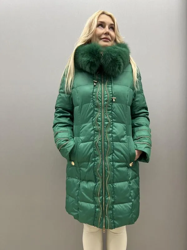 Женский зимний пуховик dibu