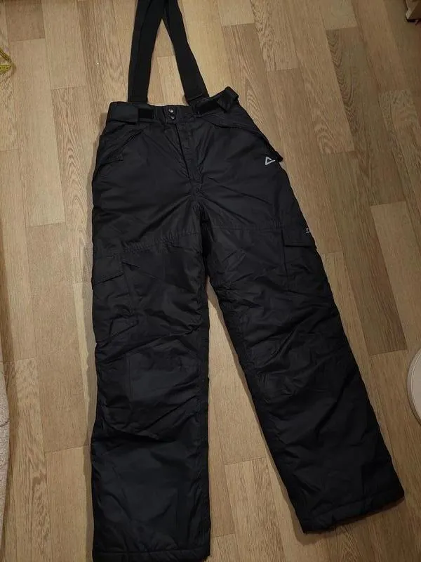 Полукомбинезон  лыжный зимние теплые  штаны  на  р 158-164